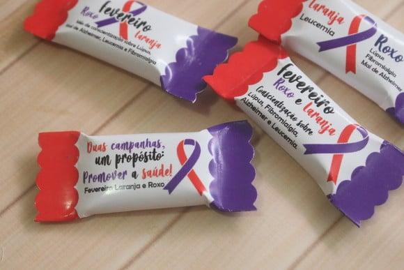 FEVEREIRO ROXO E LARANJA- BALINHAS