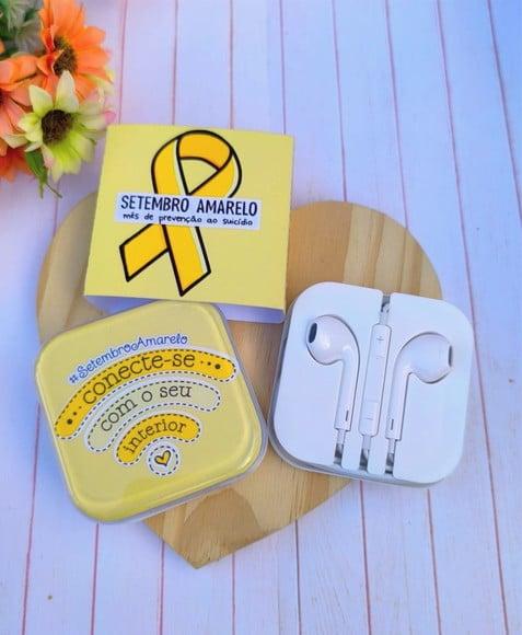 Fone de Ouvido- Setembro Amarelo