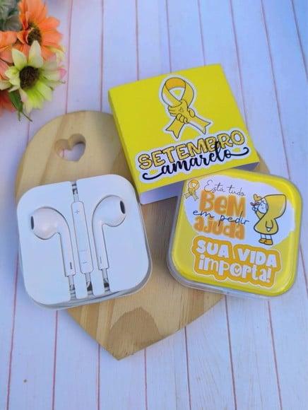 Fone de Ouvido- Setembro Amarelo