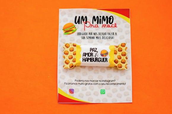 Hamburguer- Card com Balinha