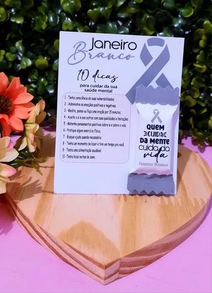 Janeiro Branco- Card com Balinha