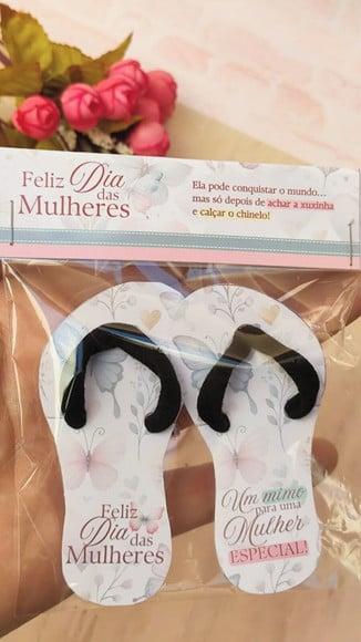 Lapela com 2 Tags e Xuxinha- Dia da Mulher