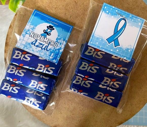 Lapela com 3 Bis- Novembro Azul