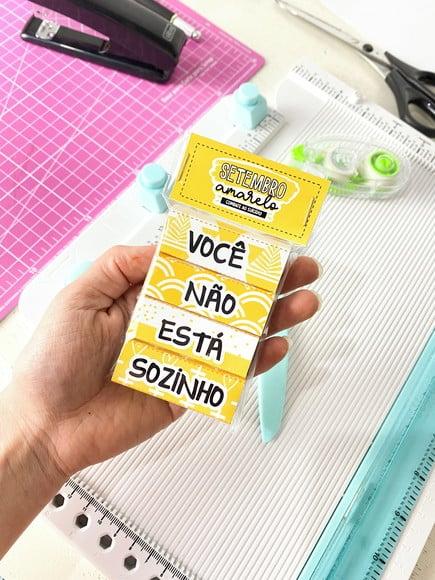 Lapela com 4 Bis- Setembro Amarelo -leia Descrição!