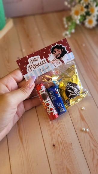 Lapela com Chocolatinhos- Páscoa