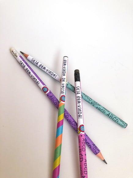 Lápis ou Caneta -personalizado Volta as Aulas