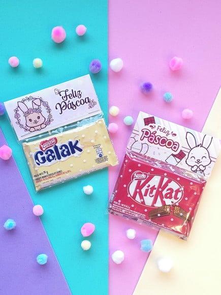 Lapela com Kitkat- Páscoa