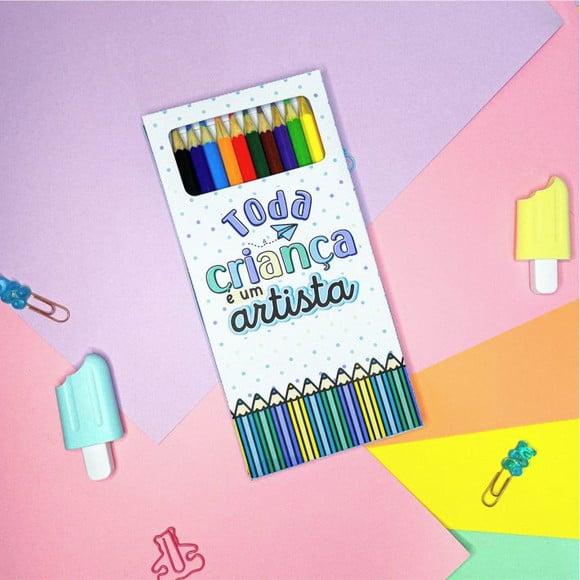 Livrinho De Colorir+ Lápis De Cor- Dia Das Crianças