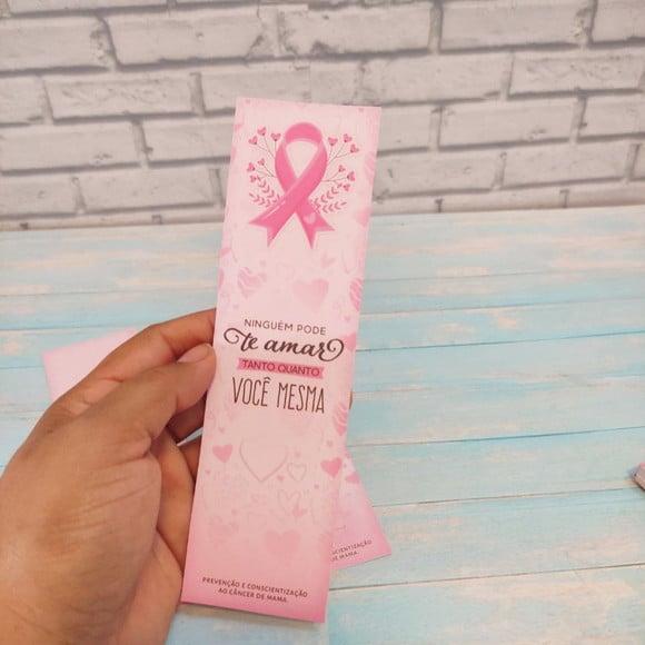 Marca Página- Outubro Rosa