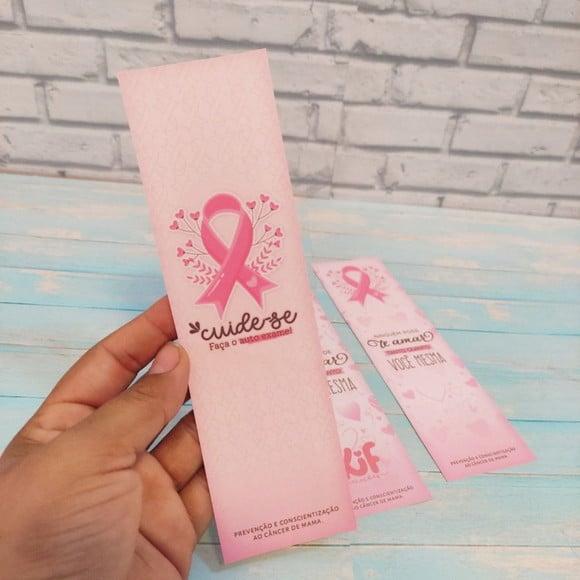 Marca Página- Outubro Rosa