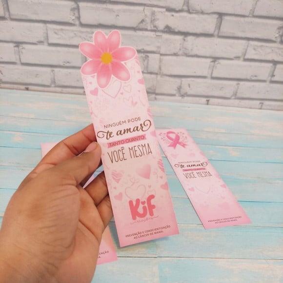 Marca Página- Outubro Rosa
