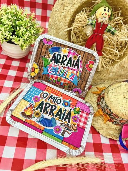 Marmitinha com 6 Docinhos Juninos- Festa Junina