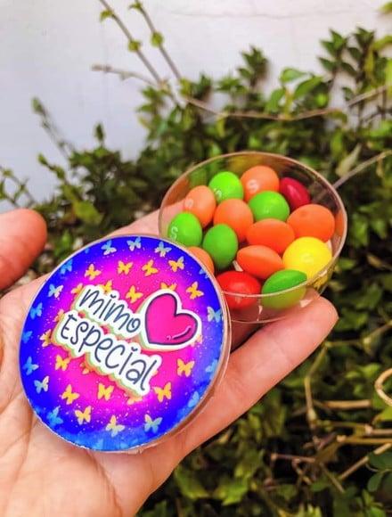 Mimo para cliente- Latinha com confetes