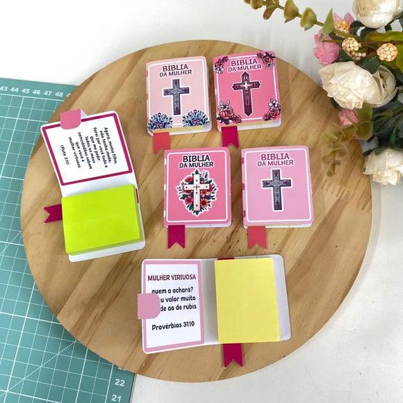 Mini Bloquinho de Anotações- Dia da Mulher