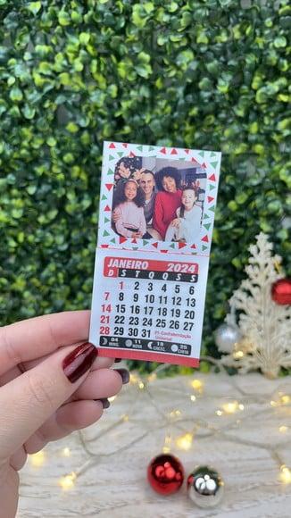Mini Calendário com Imã 2024