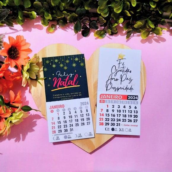 Mini Calendário com Imã- 2024