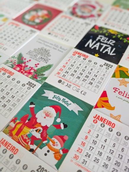 Mini Calendário com Imã- 2024