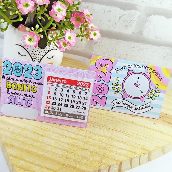 Mini Calendário de Mesa