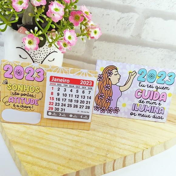 Mini Calendário de Mesa