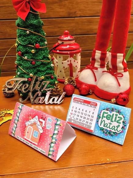 Mini Calendário de Mesa 2024