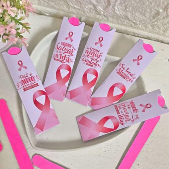 Mini Lixa- Outubro Rosa