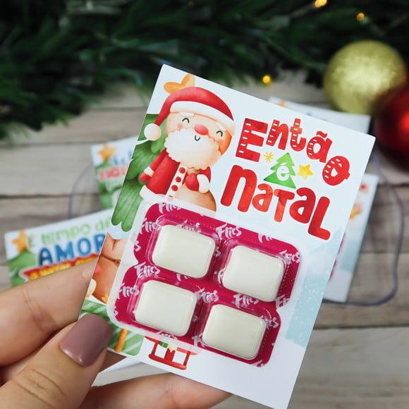 Natal- Cartão Com Chiclete