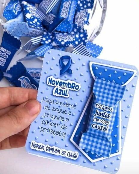 Novembro Azul- Card com Balinha