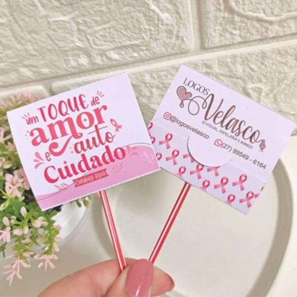Pirulito- Outubro Rosa