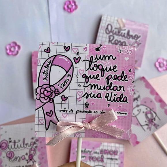 Pirulito- Outubro Rosa