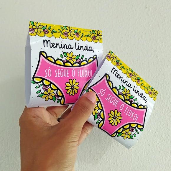 Porta absorvente com 1 Absorvente- DIA DA MULHER