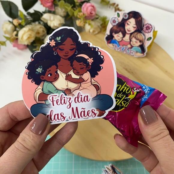 Porta Bombom com Bombom- Dia das Mães