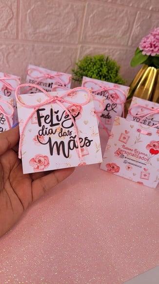Porta Bombom com Bombom- Dia das Mães
