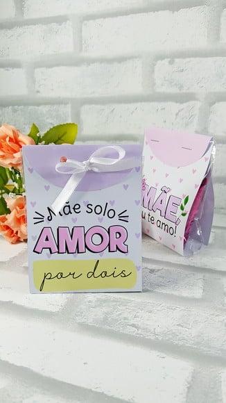 Porta Bombom com Bombom- Dia das Mães
