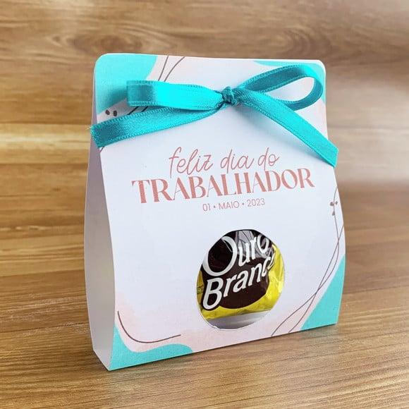 Porta Bombom com Bombom- Dia do Trabalho