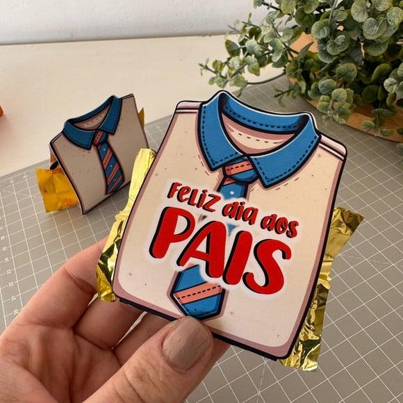 Porta Bombom com Bombom- Dia dos Pais
