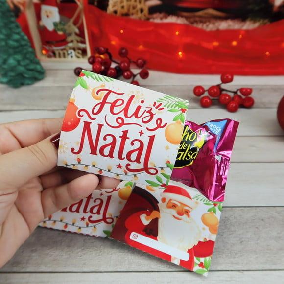 Porta Bombom com Bombom- Natal