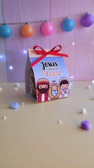 Porta Bombom com Bombom- Natal