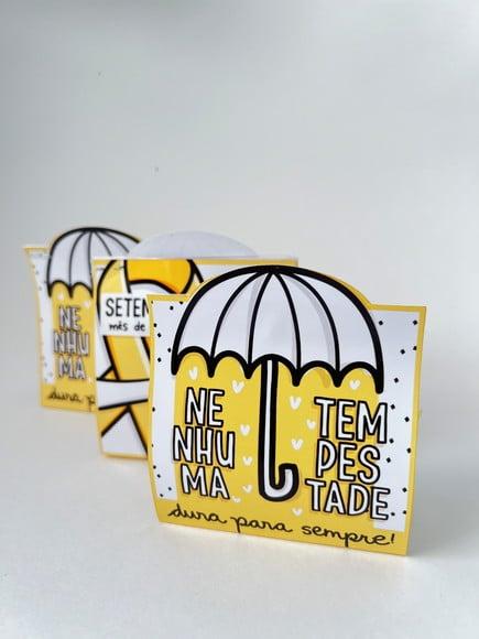 Porta Bombom Com Bombom- Setembro Amarelo