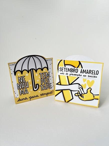 Porta Bombom Com Bombom- Setembro Amarelo
