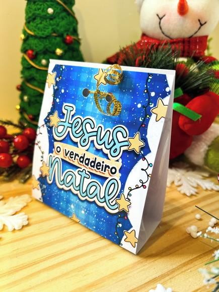 Porta Confeti + Confeti- Mimo de Natal