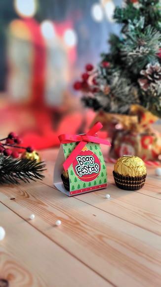 Porta Ferrero Rocher+ Ferrero Rocher- Mimo de Natal
