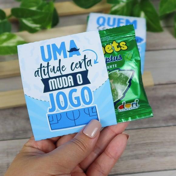 Porta Jujuba com Jujuba- Novembro Azul