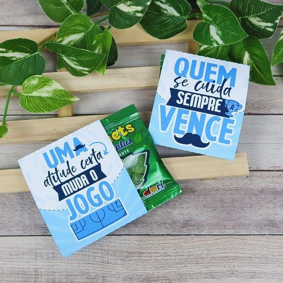 Porta Jujuba com Jujuba- Novembro Azul