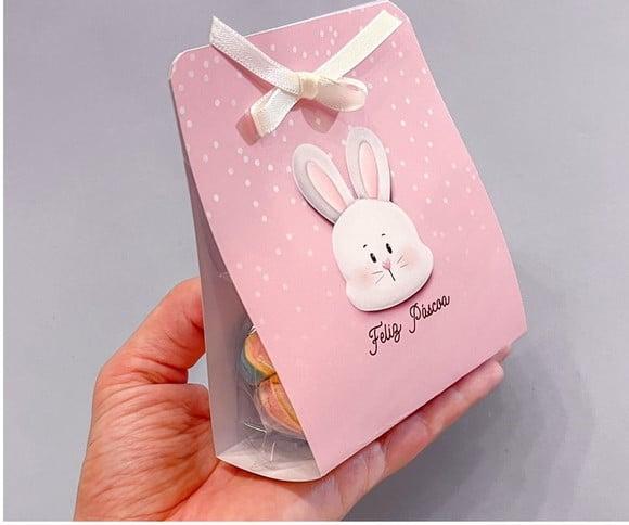 Porta Marshmallow com o Doce- Páscoa