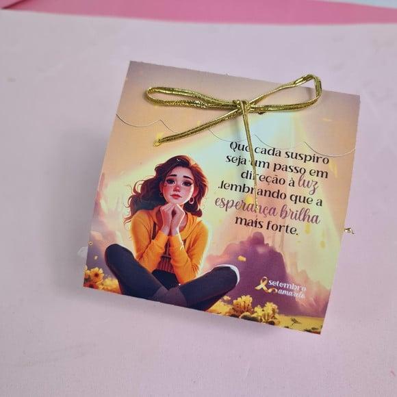 Porta Suspiro com Suspiros- Setembro Amarelo