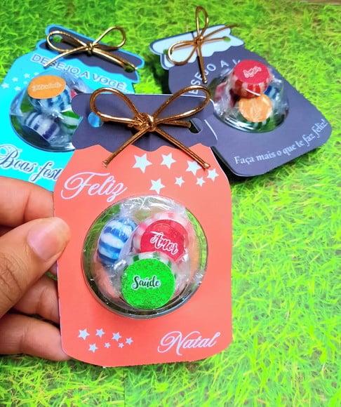 Potinho da Gratidão com Desejos de Boas Festas- Mimo Natal
