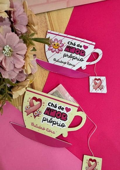 Sachê de Chá- Outubro Rosa