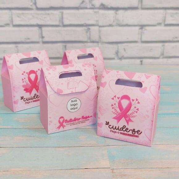 Saquinho com 1 Bombom- Outubro Rosa