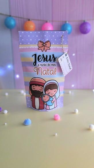 Saquinho com 4 Chocolates- Natal