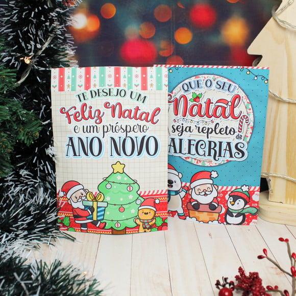 Saquinho com 4 Chocolates- Natal